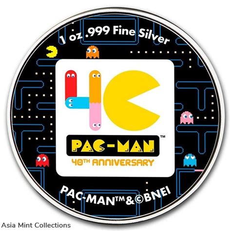 pac man coin|pacman silver coin.